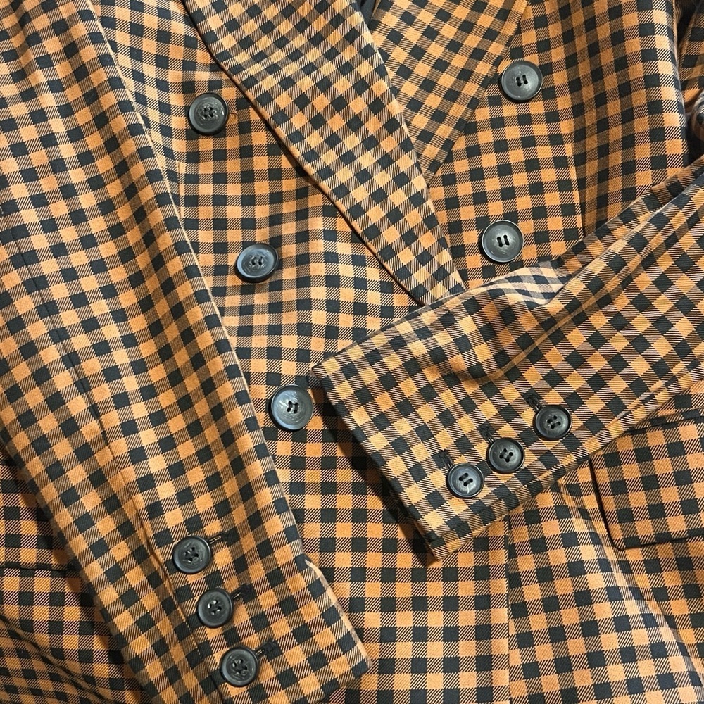 NWOT Free People Ashby Gingham Checkered Blazer - Picture 12 of 13